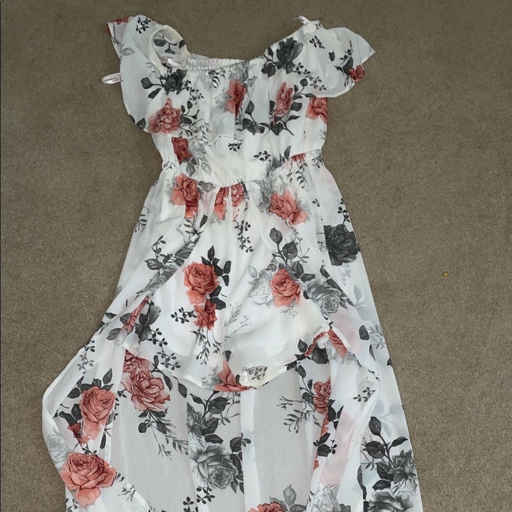 guess romper with a dress like back